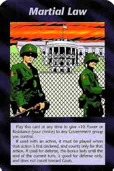 MARTIAL LAW Illuminati card